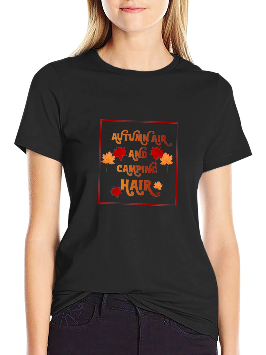 Autumn Air & Camping Hair Graphic Tee
