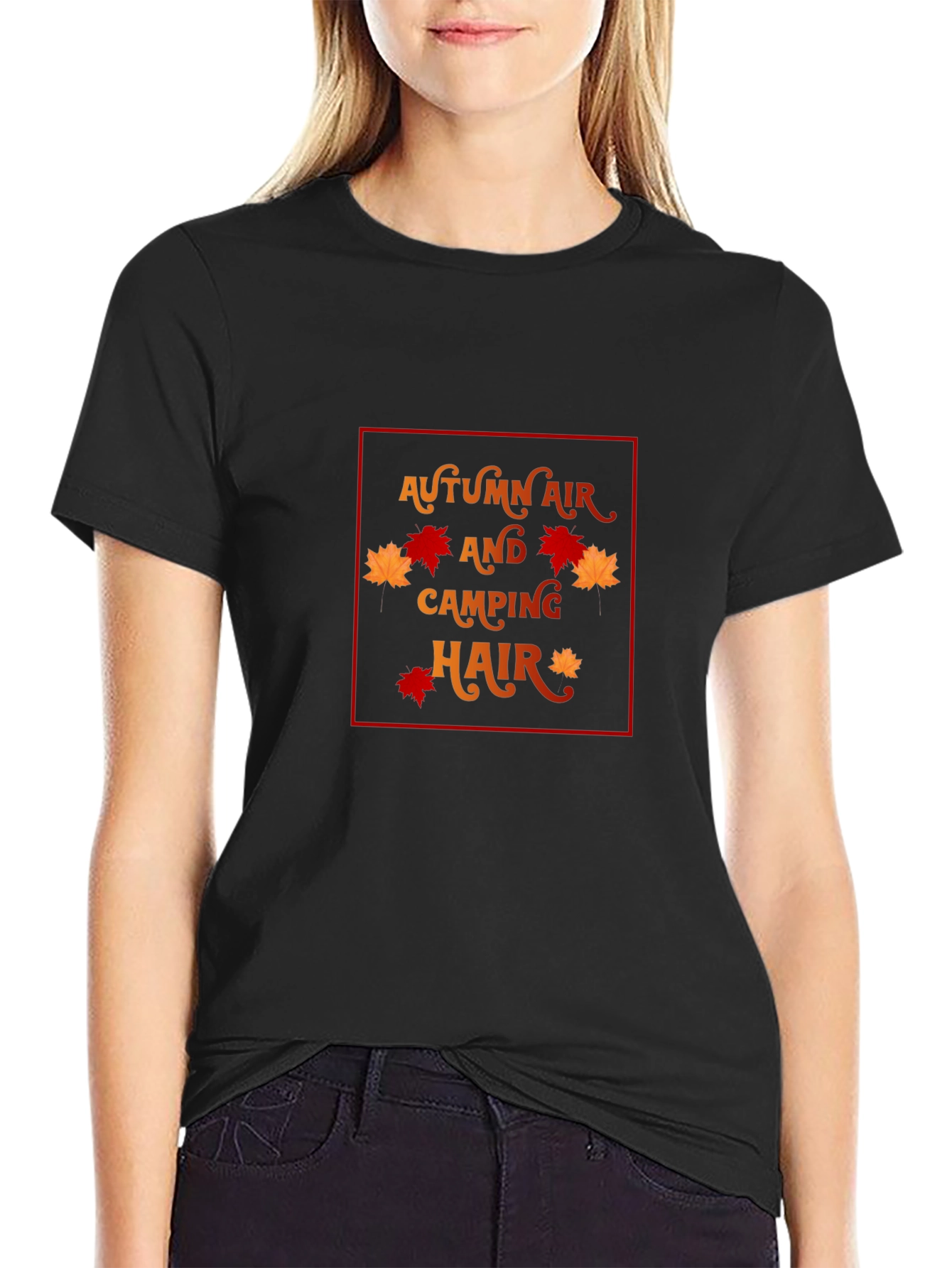 Autumn Air & Camping Hair Graphic Tee