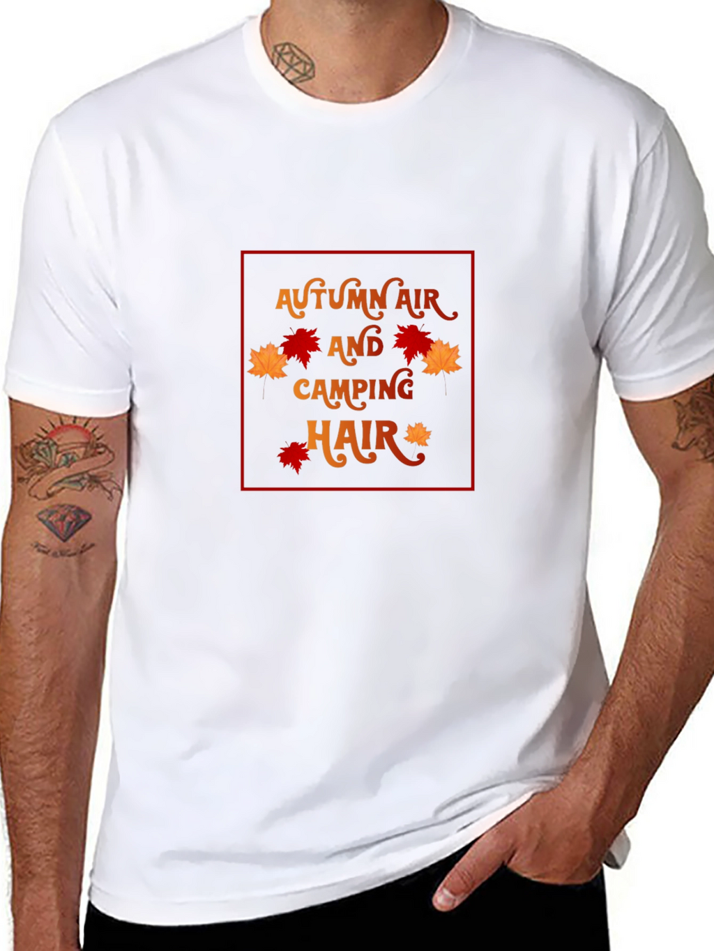 Autumn Air & Camping Hair Graphic Tee