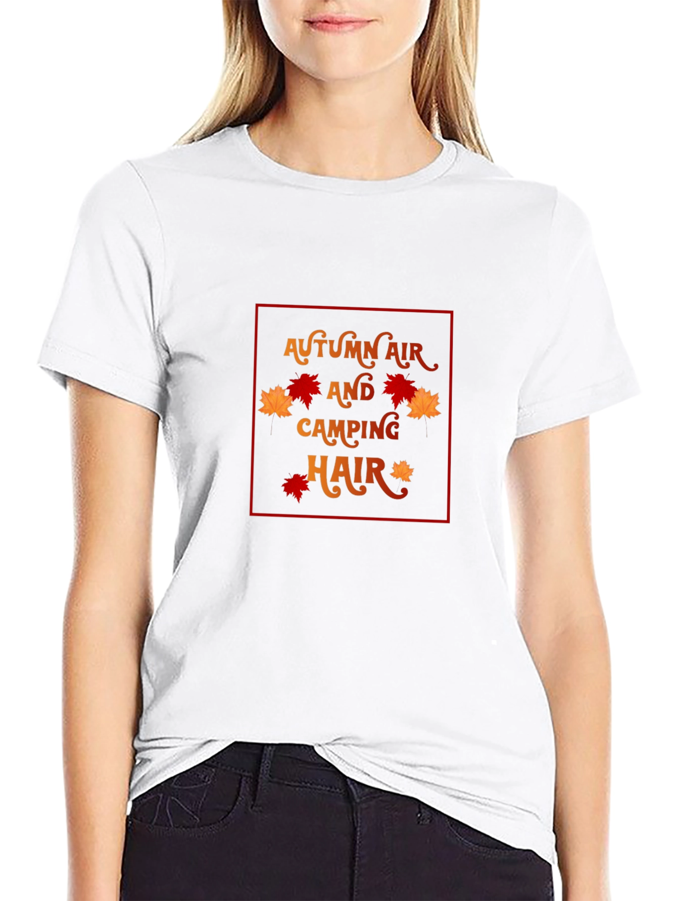 Autumn Air & Camping Hair Graphic Tee