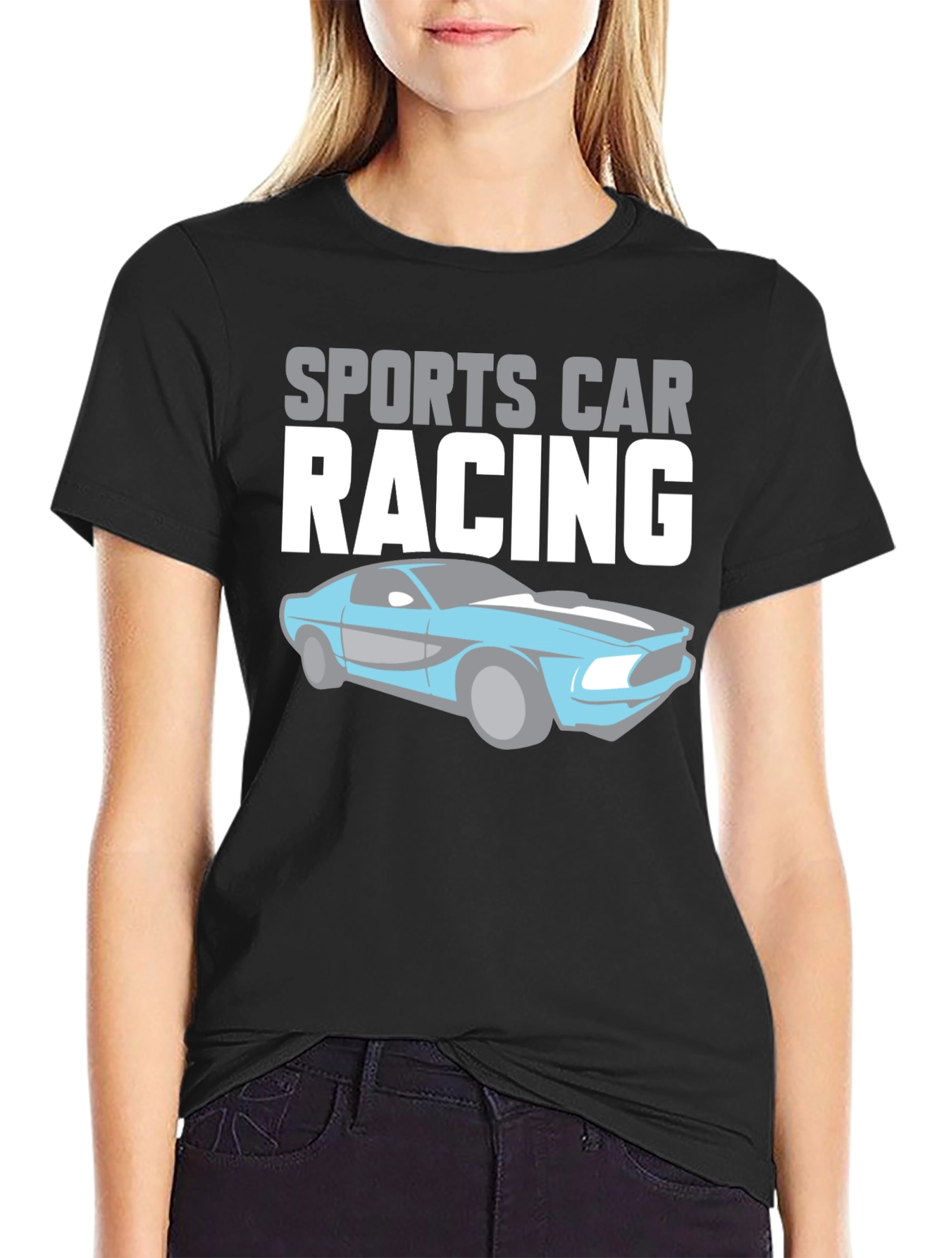 Sports Car Racing Graphic T-Shirt