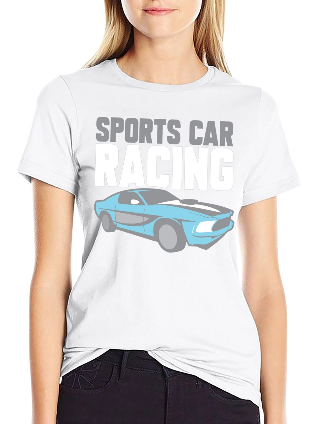 Sports Car Racing Graphic T-Shirt