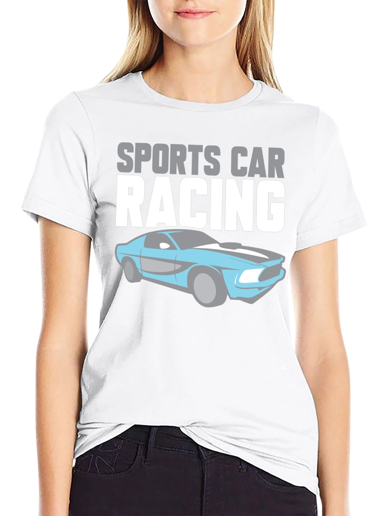Sports Car Racing Graphic T-Shirt