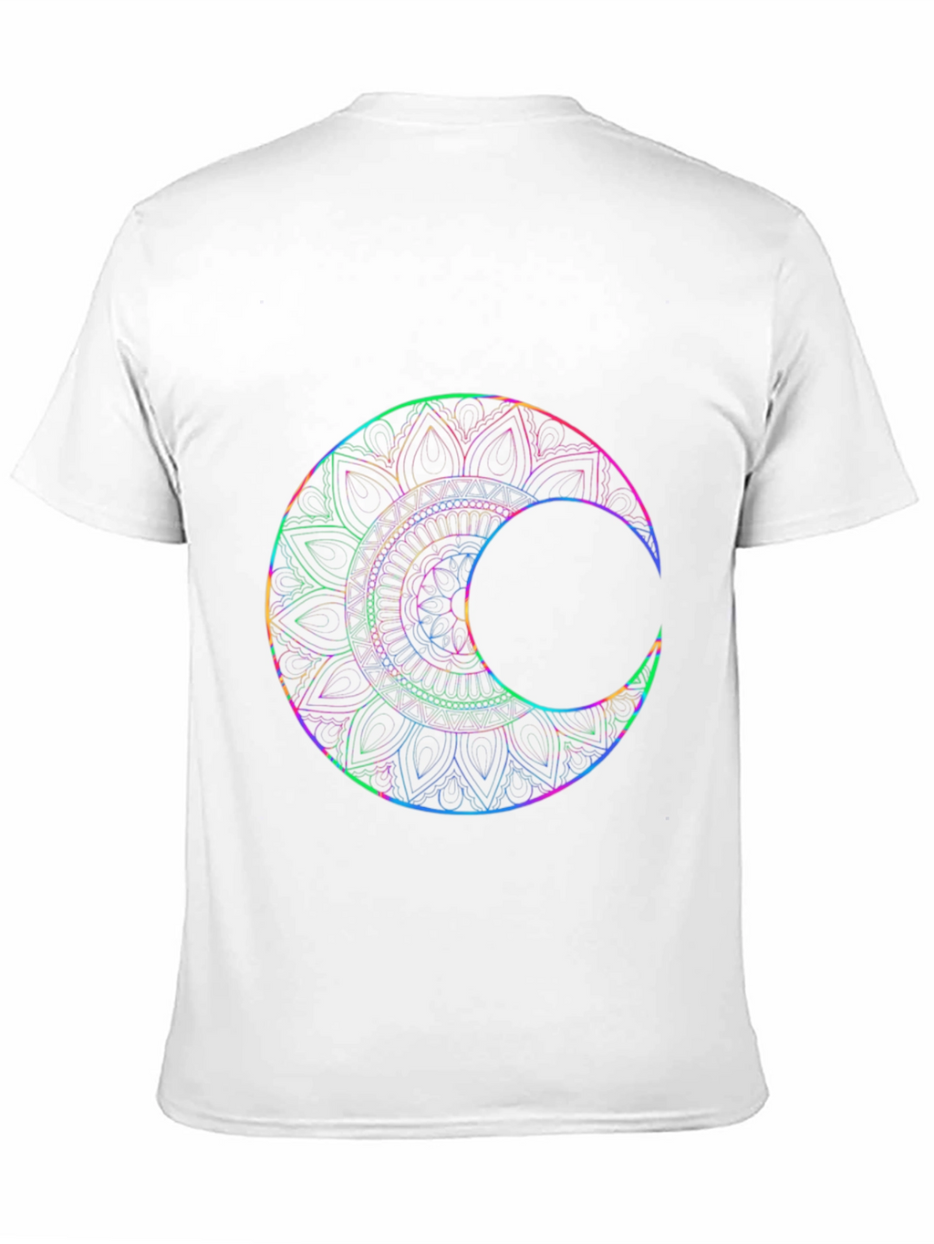 Lunar Mandala T-Shirt - Black Graphic Tee