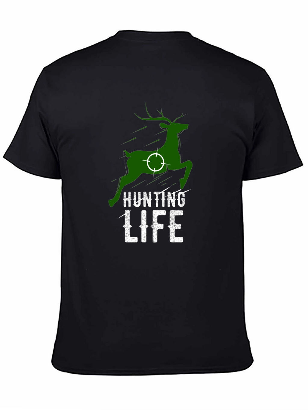 Hunting Life Tee - Deer Target Graphic Shirt