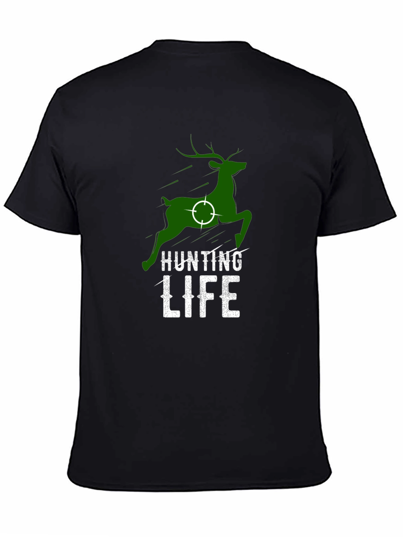 Hunting Life Tee - Deer Target Graphic Shirt