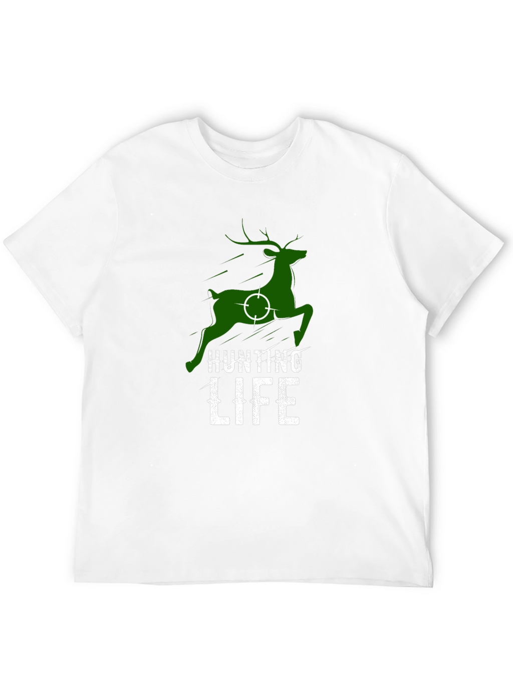 Hunting Life Tee - Deer Target Graphic Shirt