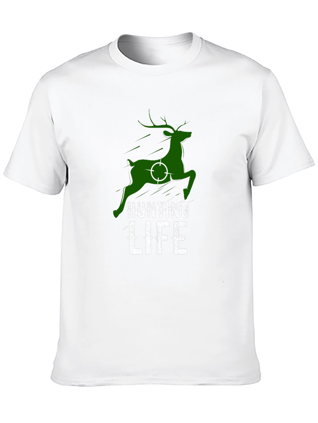 Hunting Life Tee - Deer Target Graphic Shirt