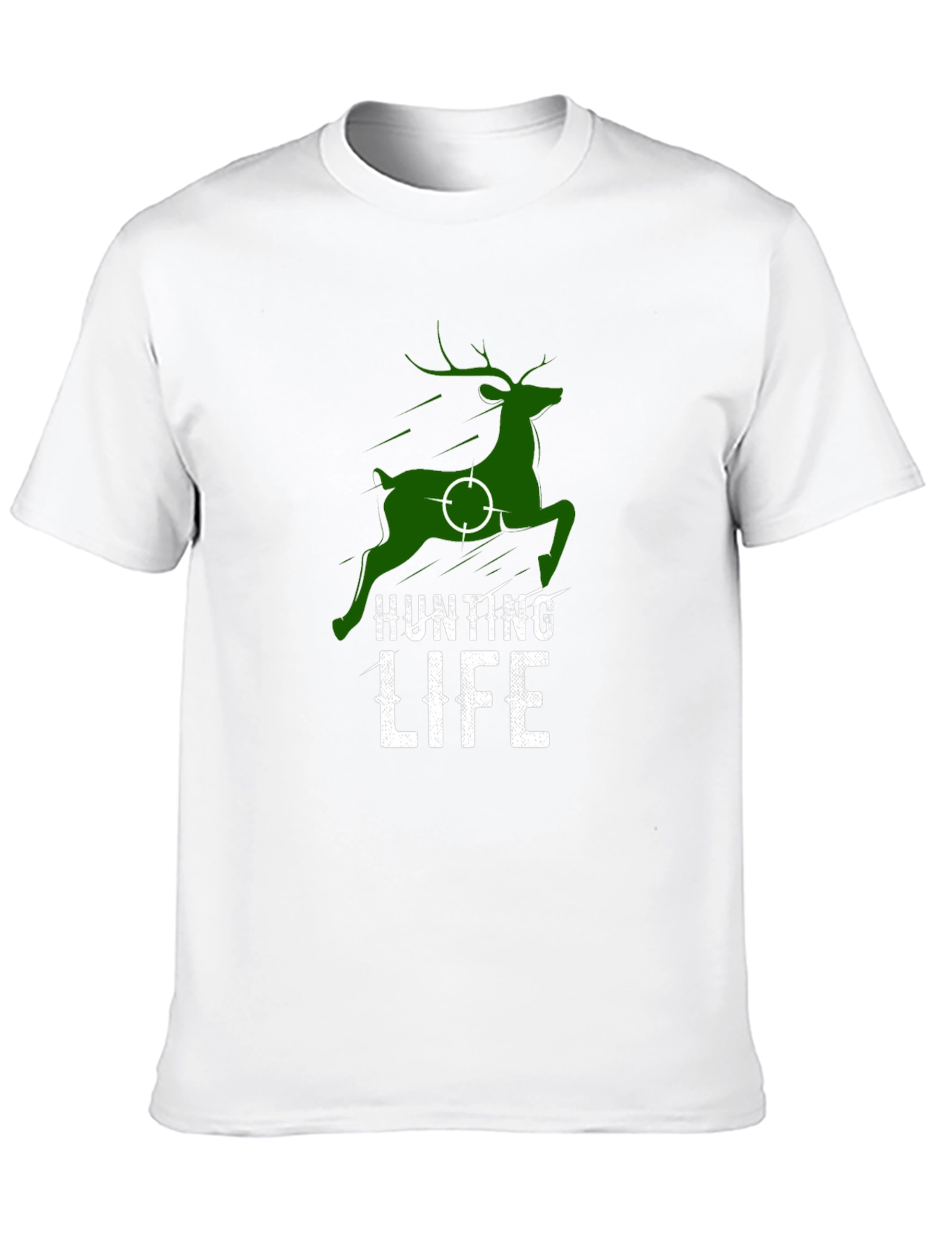 Hunting Life Tee - Deer Target Graphic Shirt