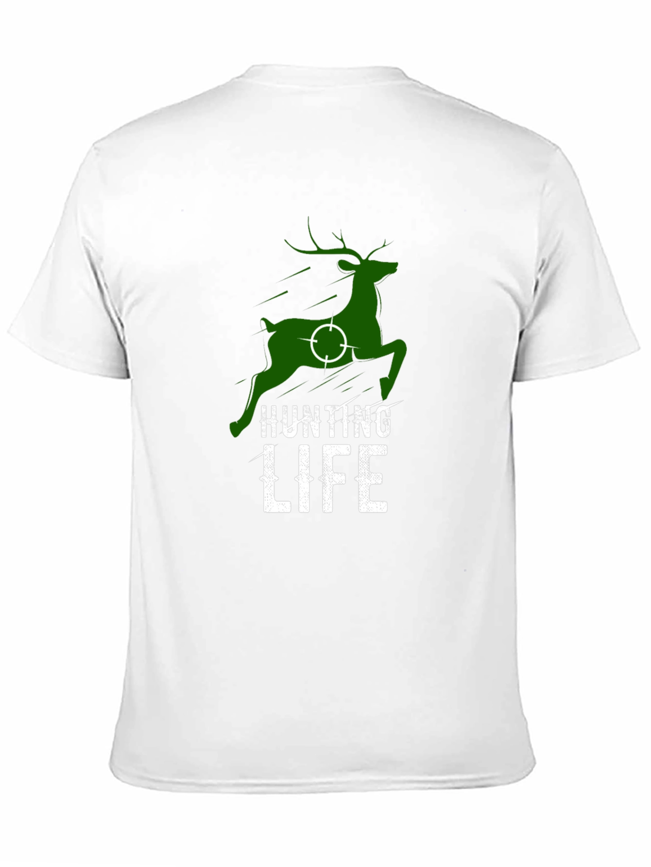 Hunting Life Tee - Deer Target Graphic Shirt