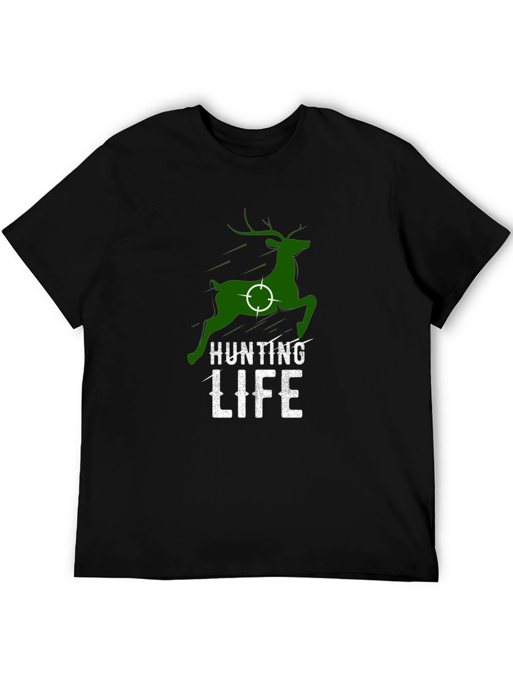 Hunting Life Tee - Deer Target Graphic Shirt