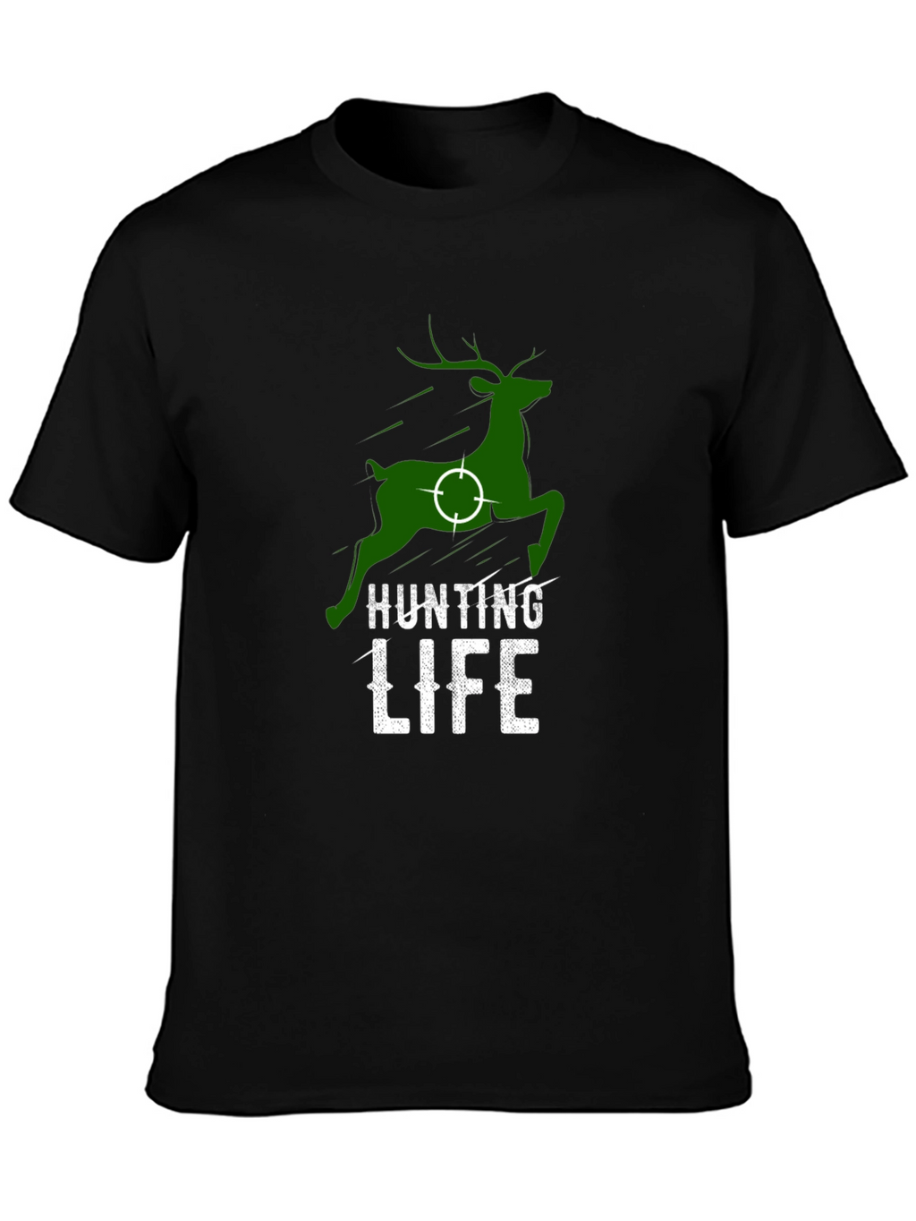 Hunting Life Tee - Deer Target Graphic Shirt