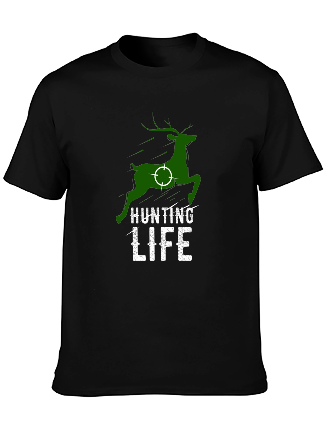 Hunting Life Tee - Deer Target Graphic Shirt