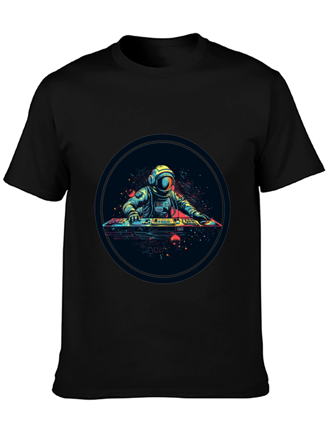 Astronaut DJ Graphic Tee - Space Vibes