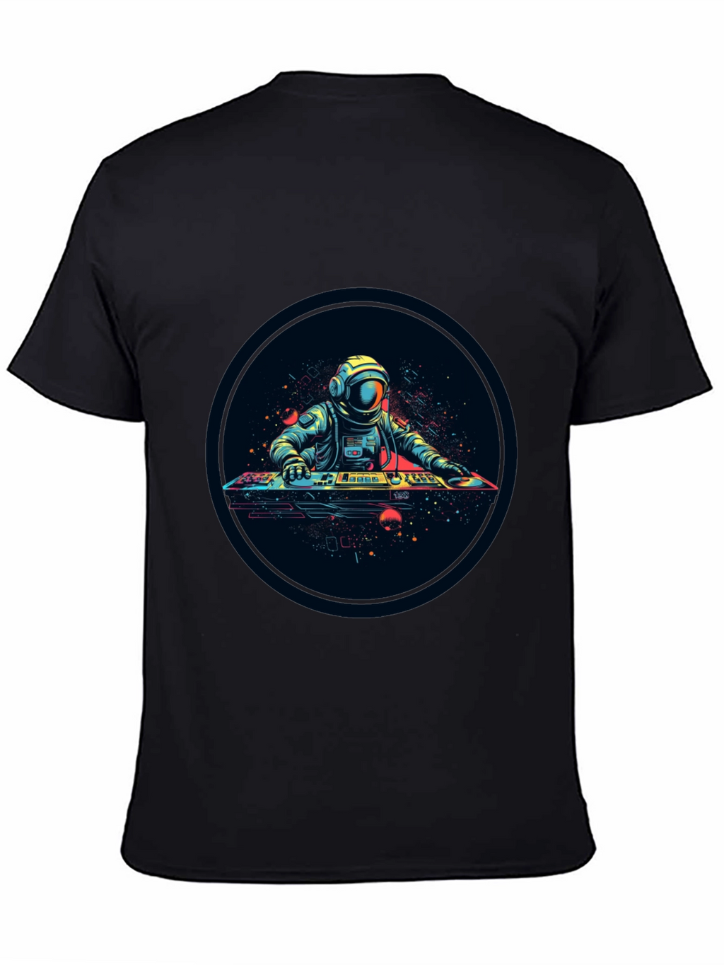 Astronaut DJ Graphic Tee - Space Vibes