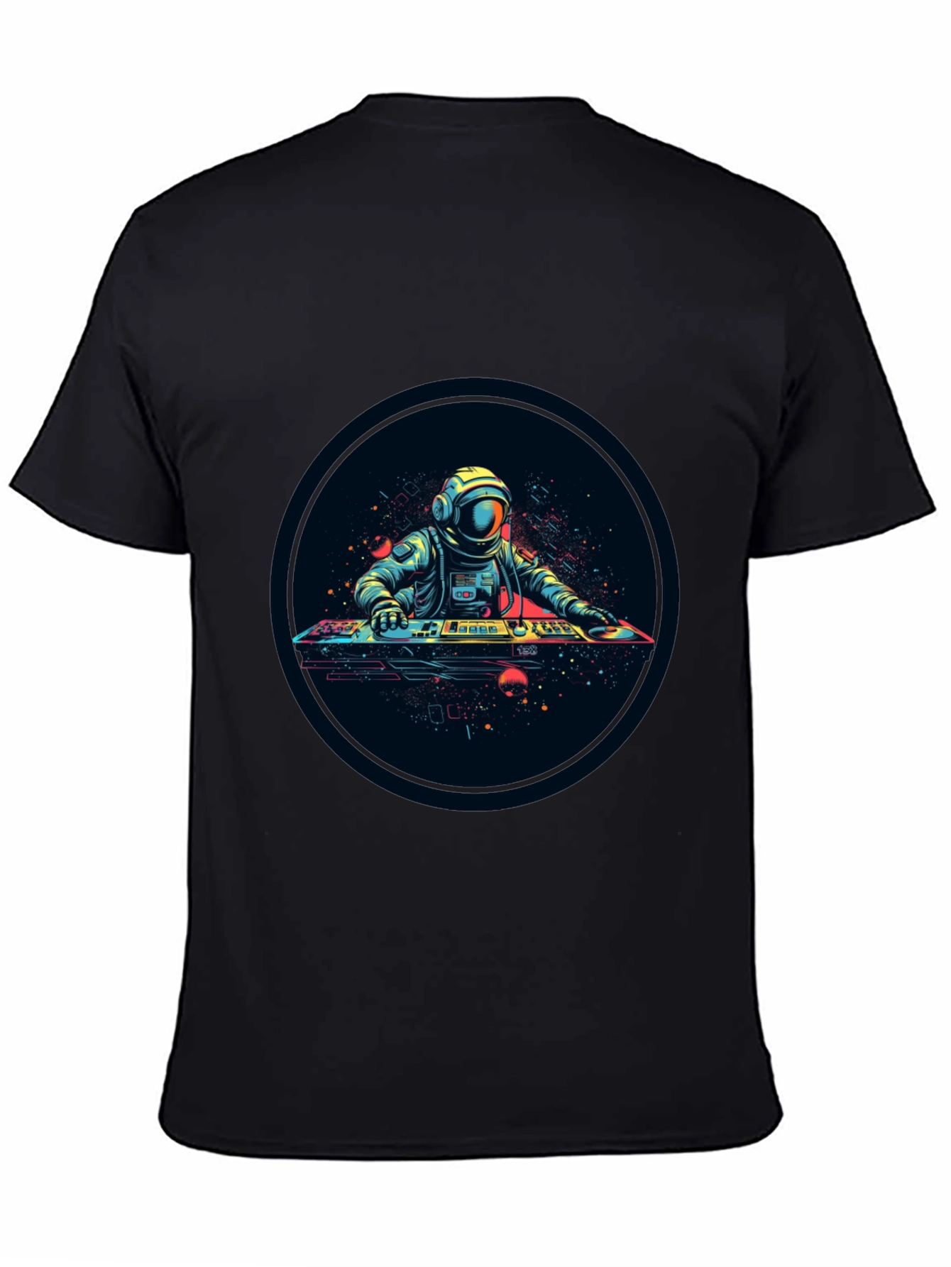 Astronaut DJ Graphic Tee - Space Vibes