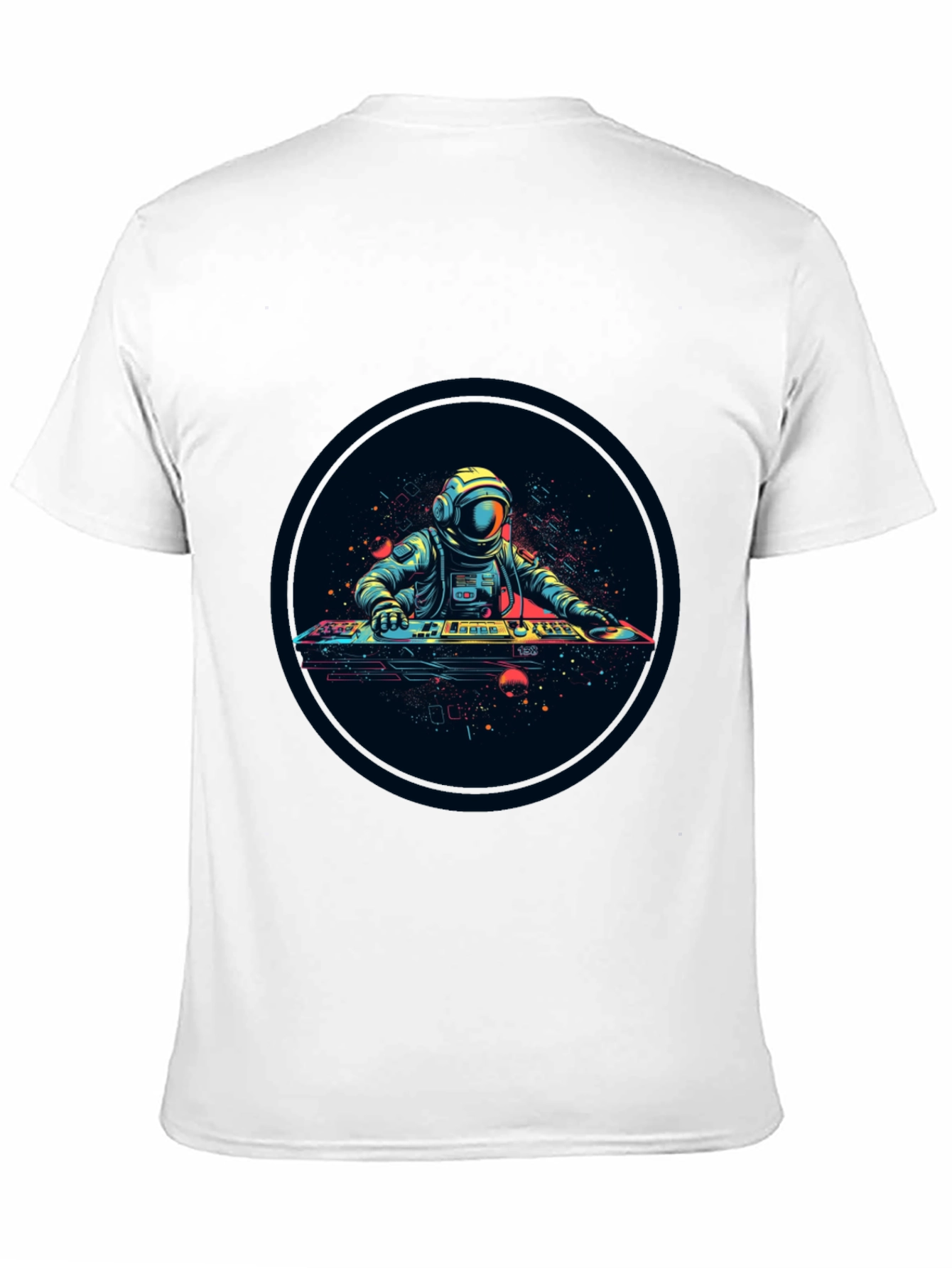 Astronaut DJ Graphic Tee - Space Vibes