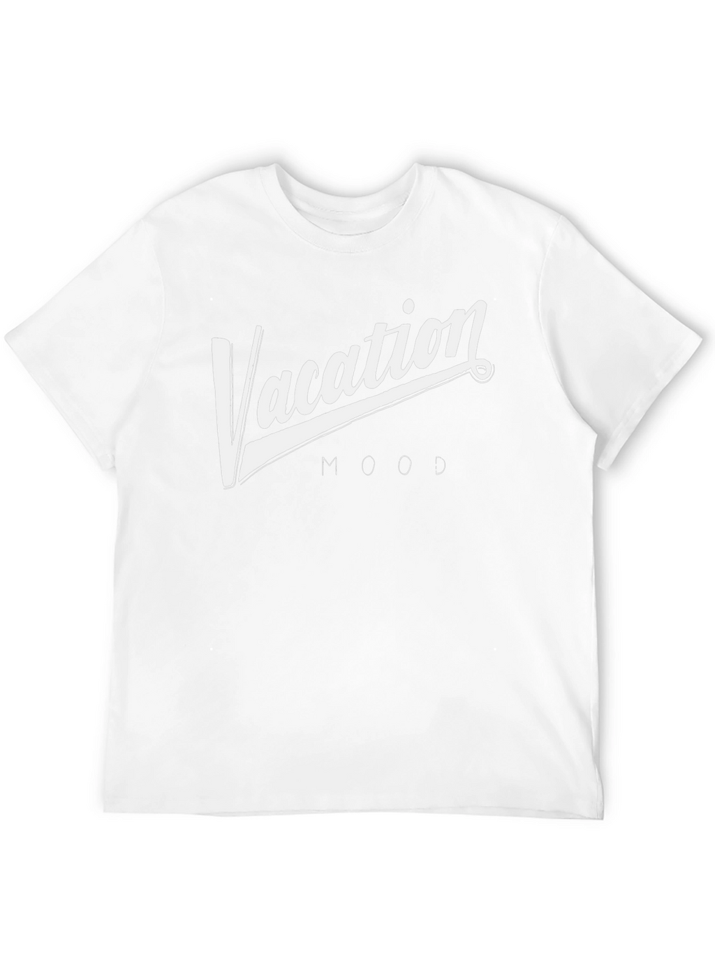 Vacation Mood Graphic Tee - Stylish Black T-Shirt