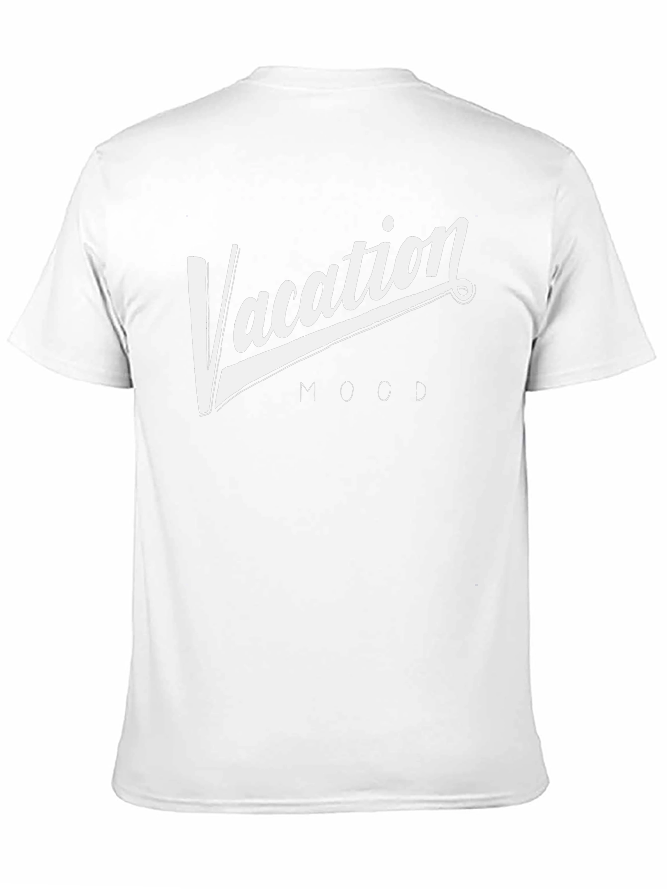 Vacation Mood Graphic Tee - Stylish Black T-Shirt