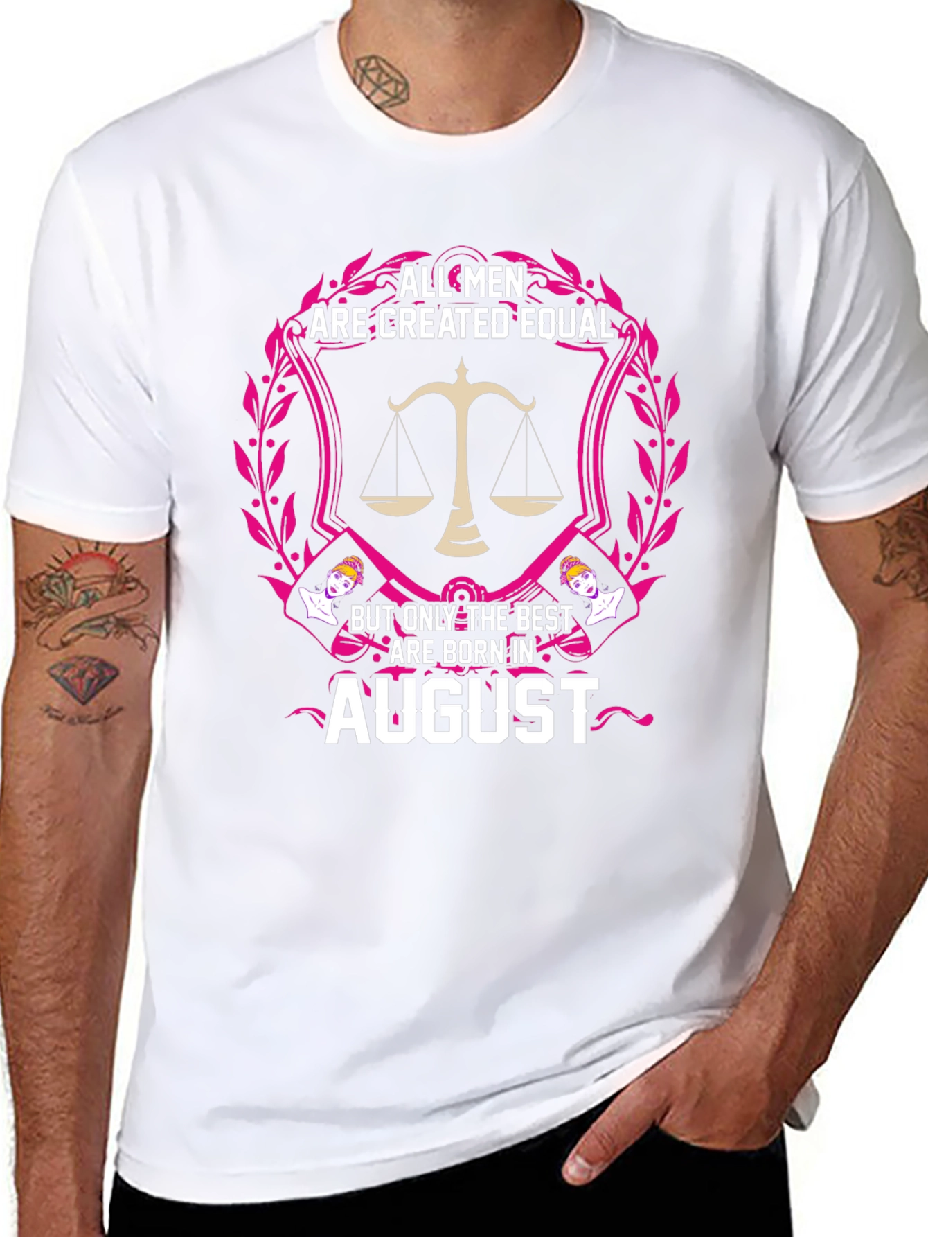 August Birthday Mens T-Shirt