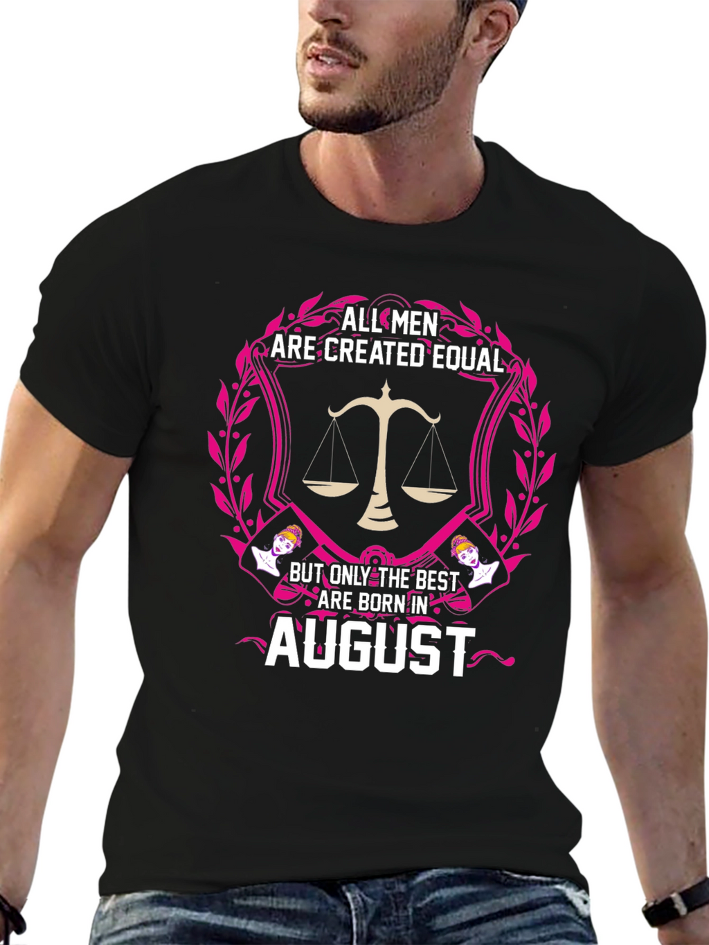 August Birthday Mens T-Shirt