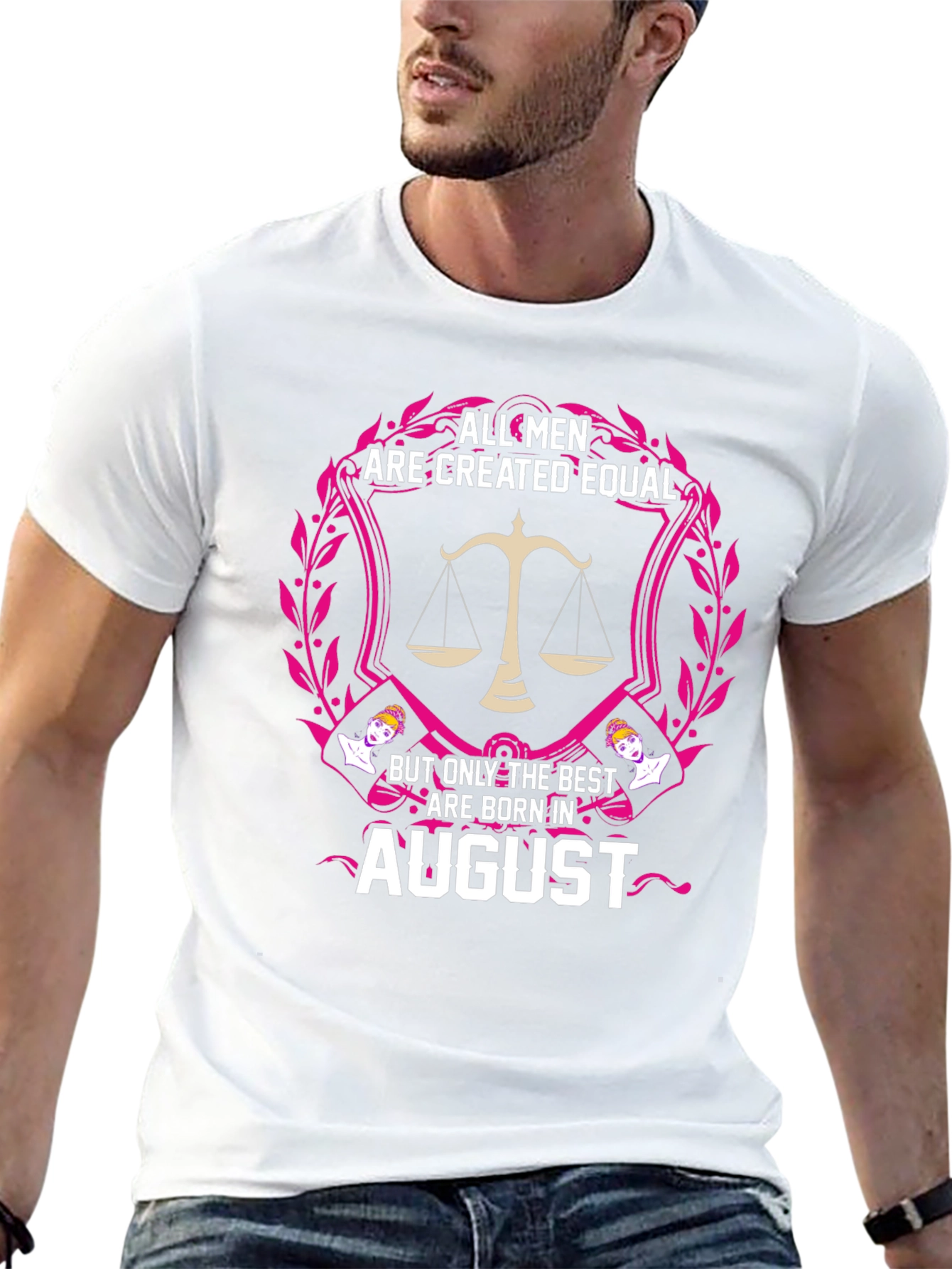 August Birthday Mens T-Shirt