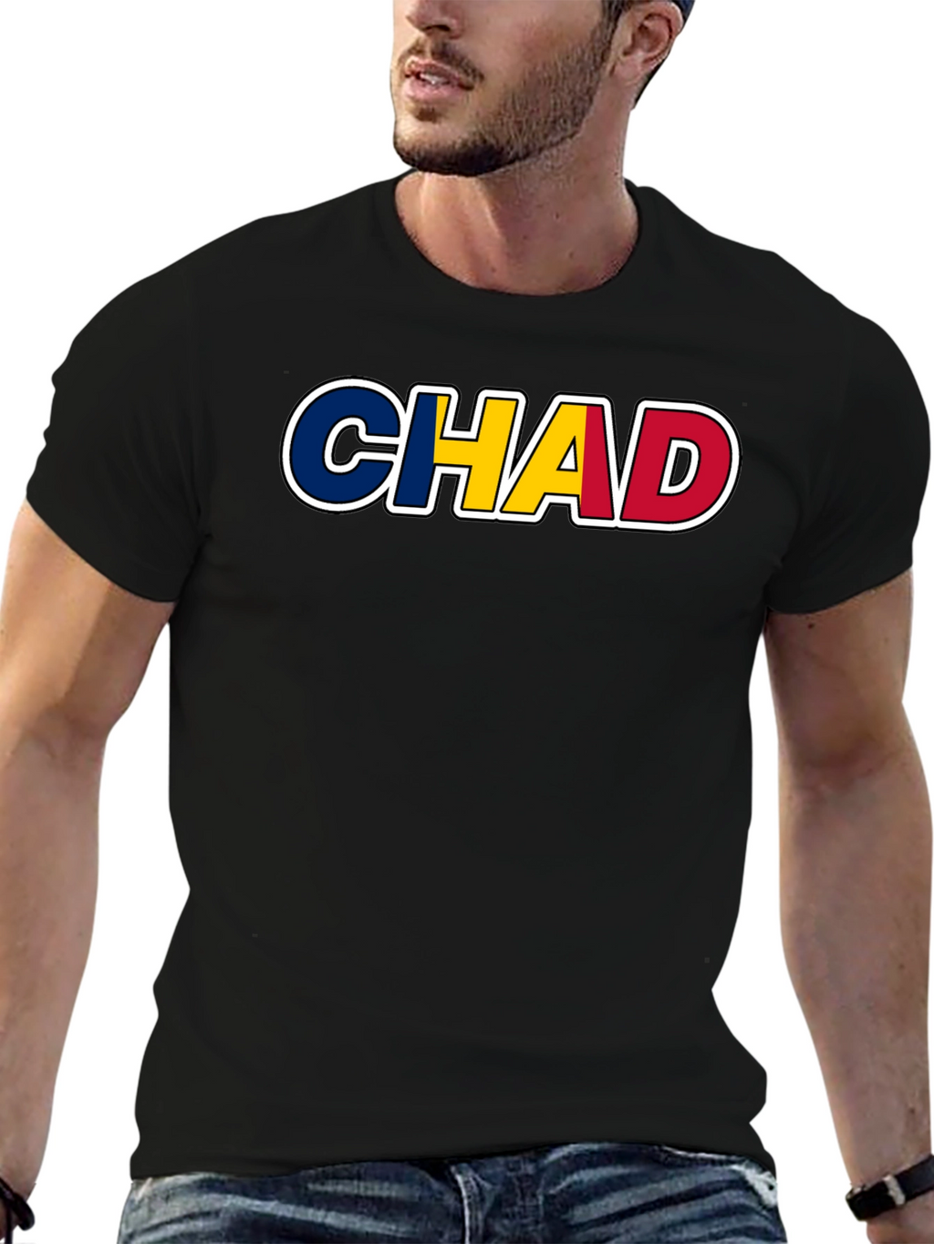 Chad Flag T-Shirt - Country Pride Tee