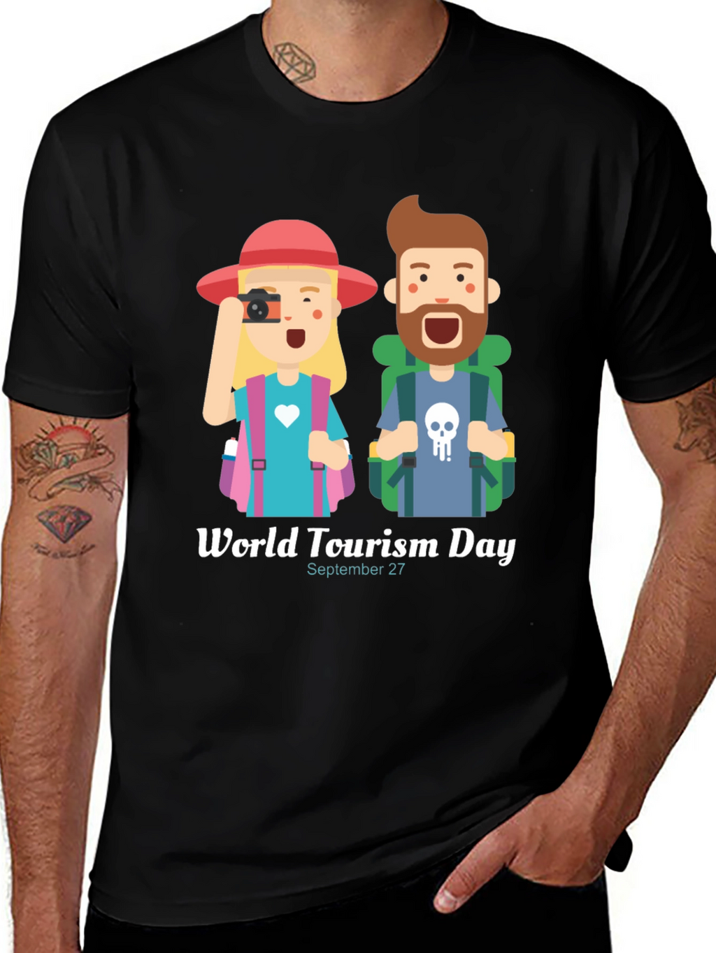 World Tourism Day Graphic T-Shirt - September 27th