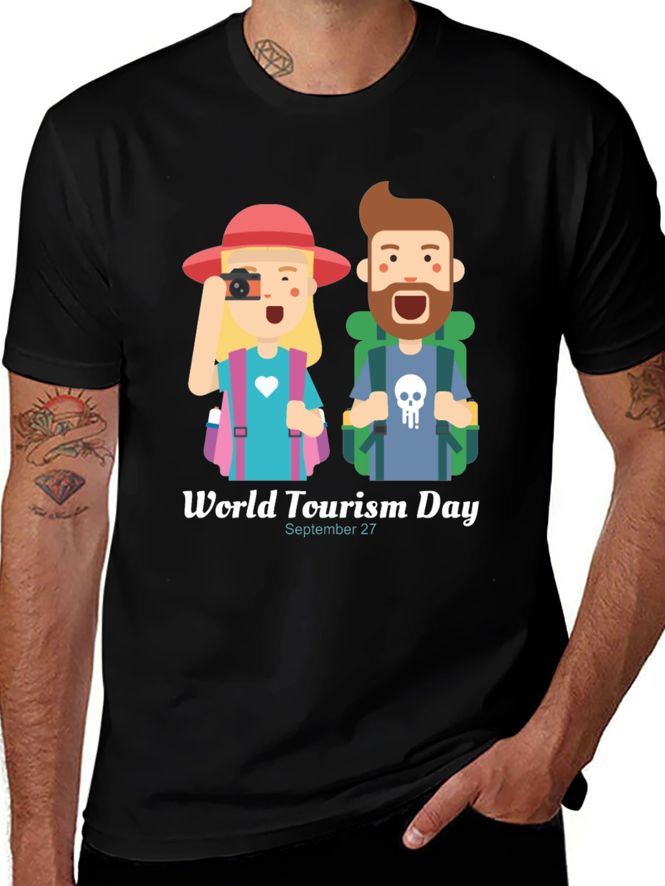 World Tourism Day Graphic T-Shirt - September 27th