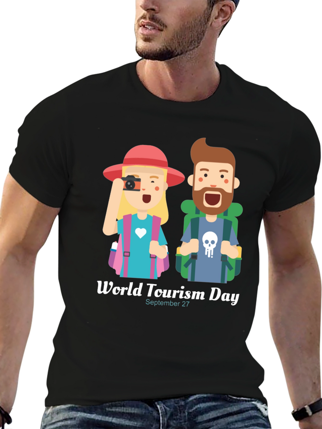 World Tourism Day Graphic T-Shirt - September 27th