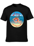 Diving Shark T-Shirt - Metal Detecting Water Design