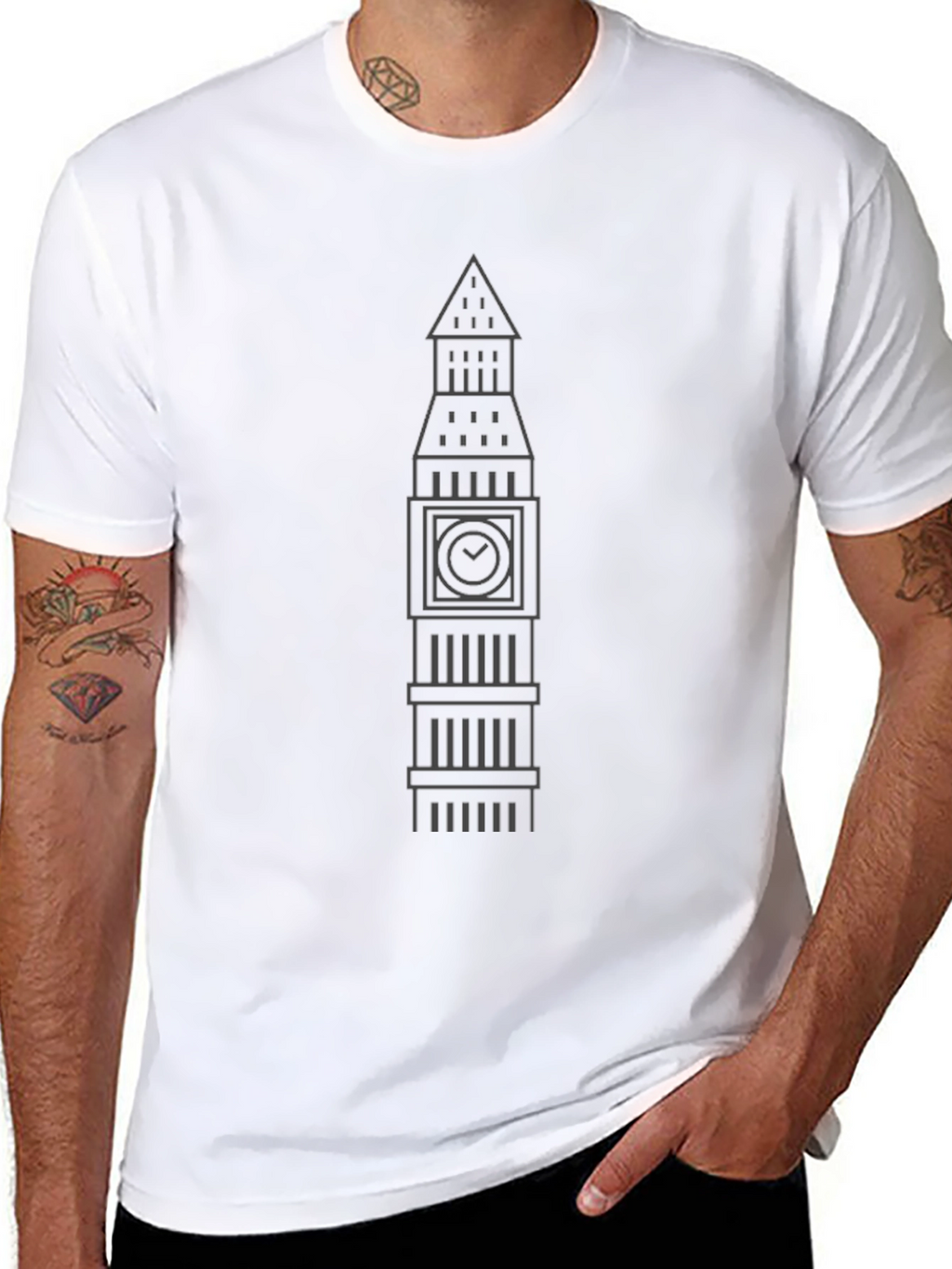 Big Ben Graphic Tee - London Landmark T-Shirt