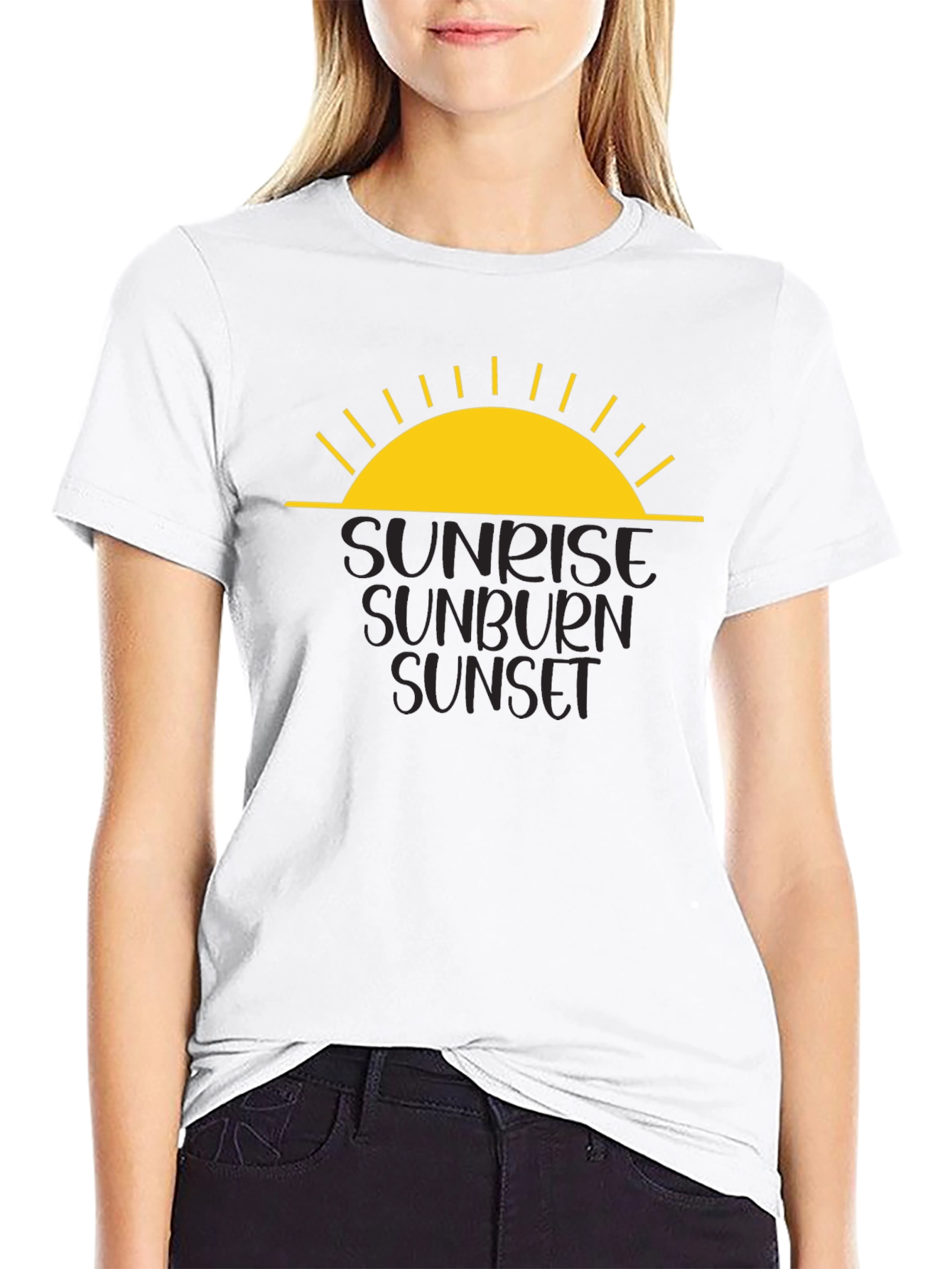 Sunrise Sunburn Sunset Graphic Tee
