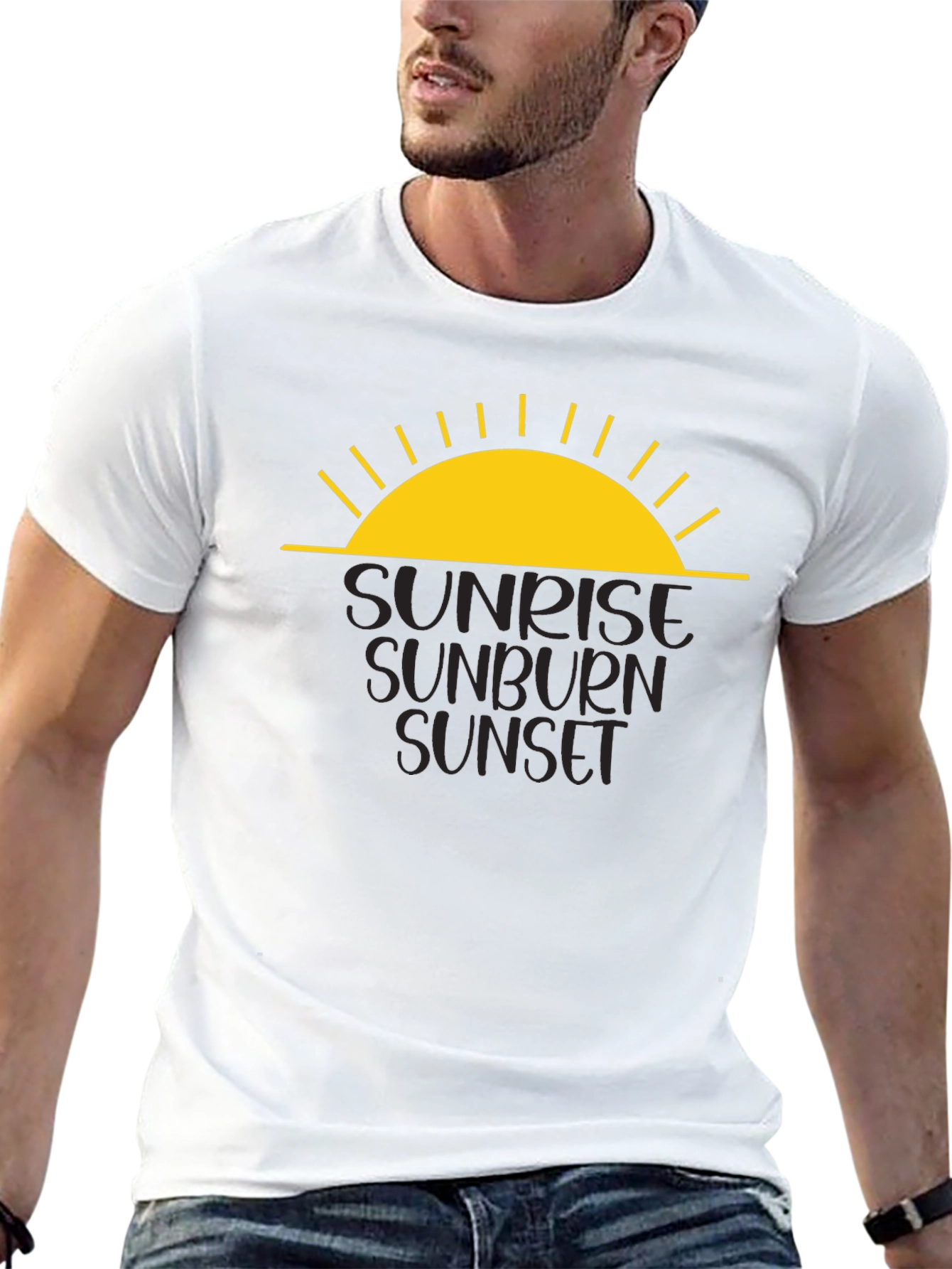 Sunrise Sunburn Sunset Graphic Tee