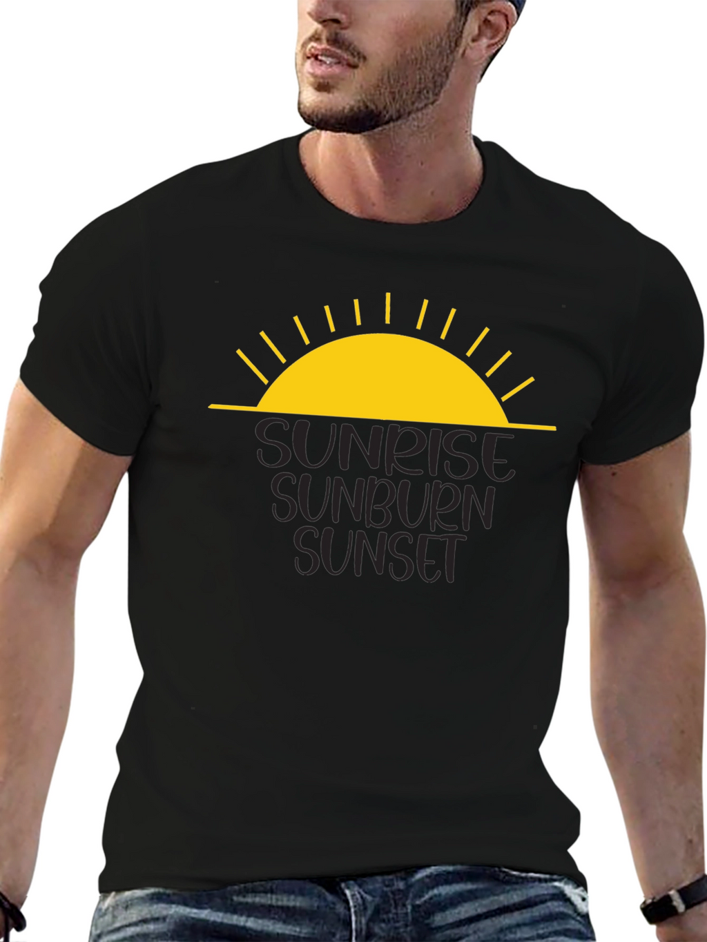 Sunrise Sunburn Sunset Graphic Tee