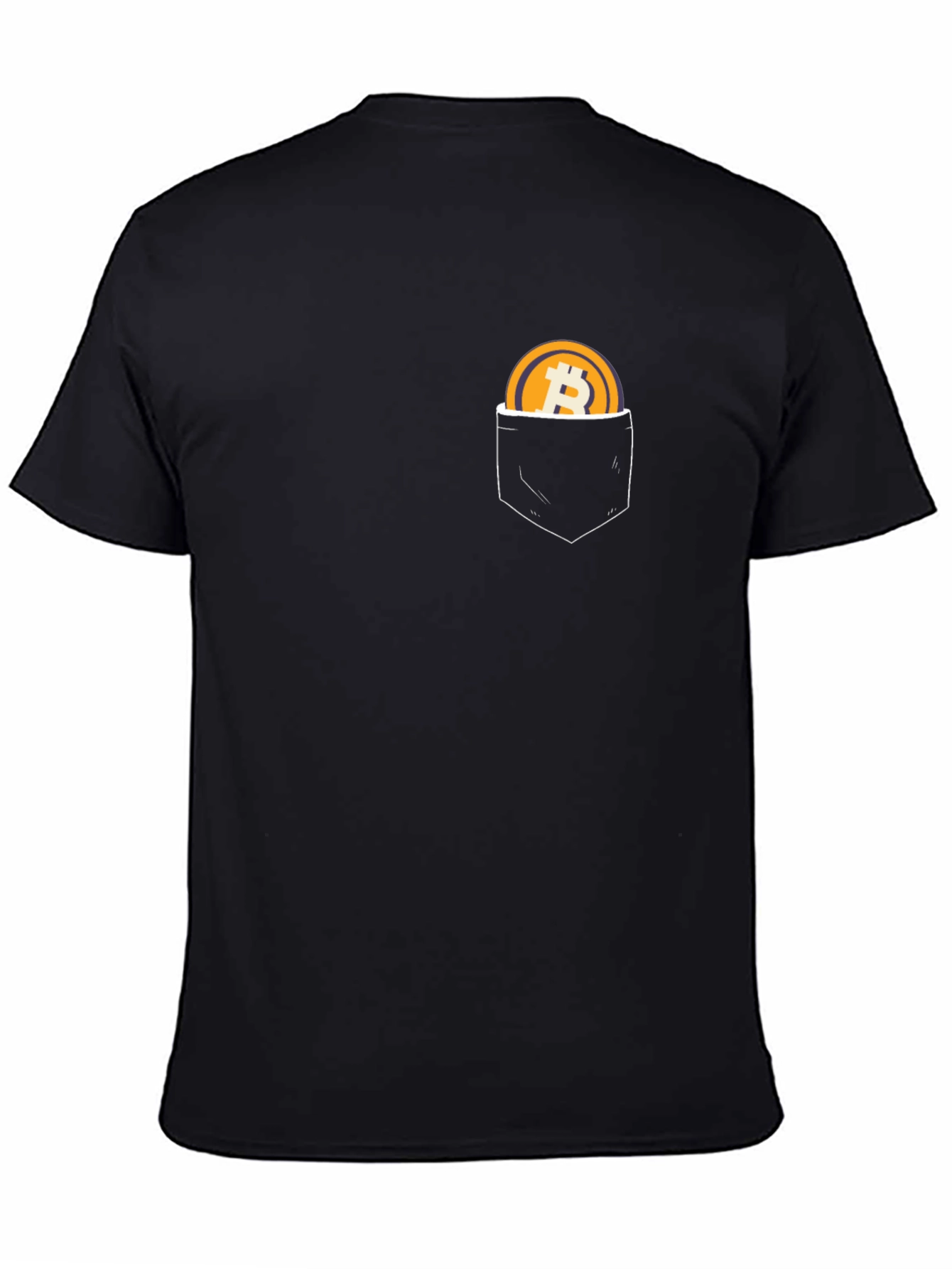 Bitcoin Pocket Tee - Crypto T-Shirt