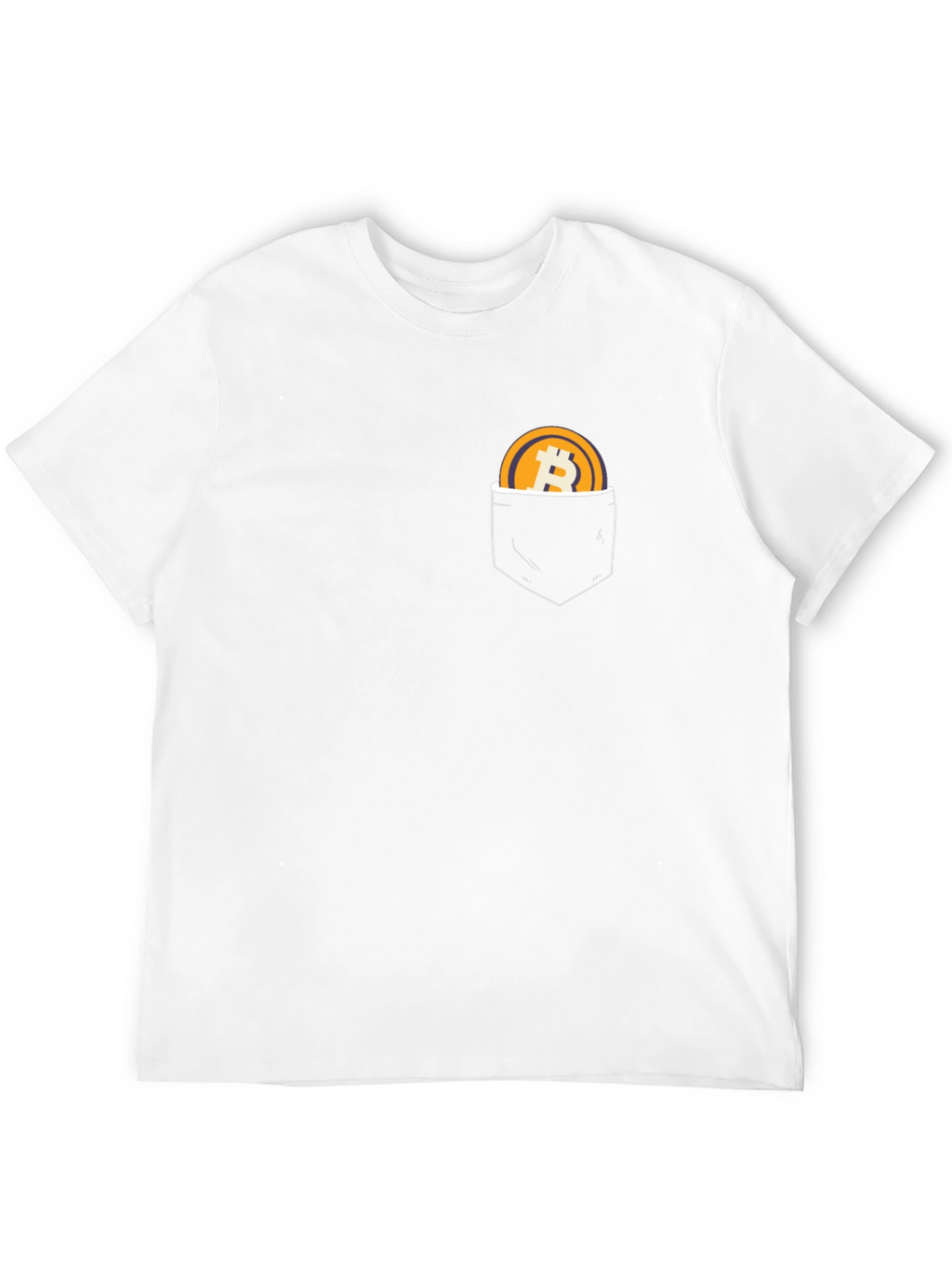 Bitcoin Pocket Tee - Crypto T-Shirt
