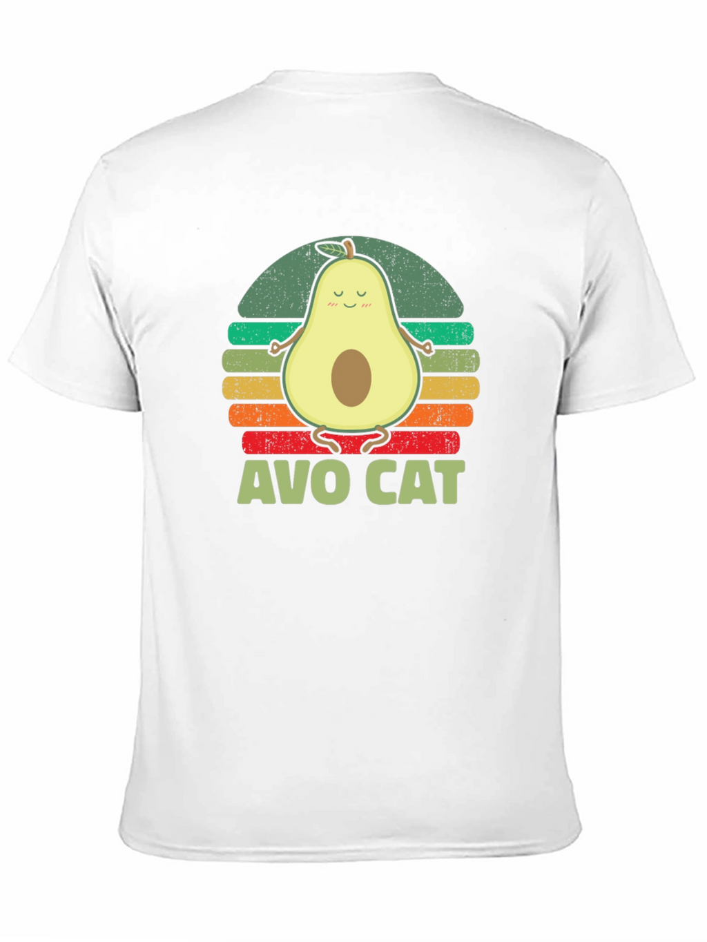 Avo Cat T-Shirt - Avocado Yoga Funny Tee