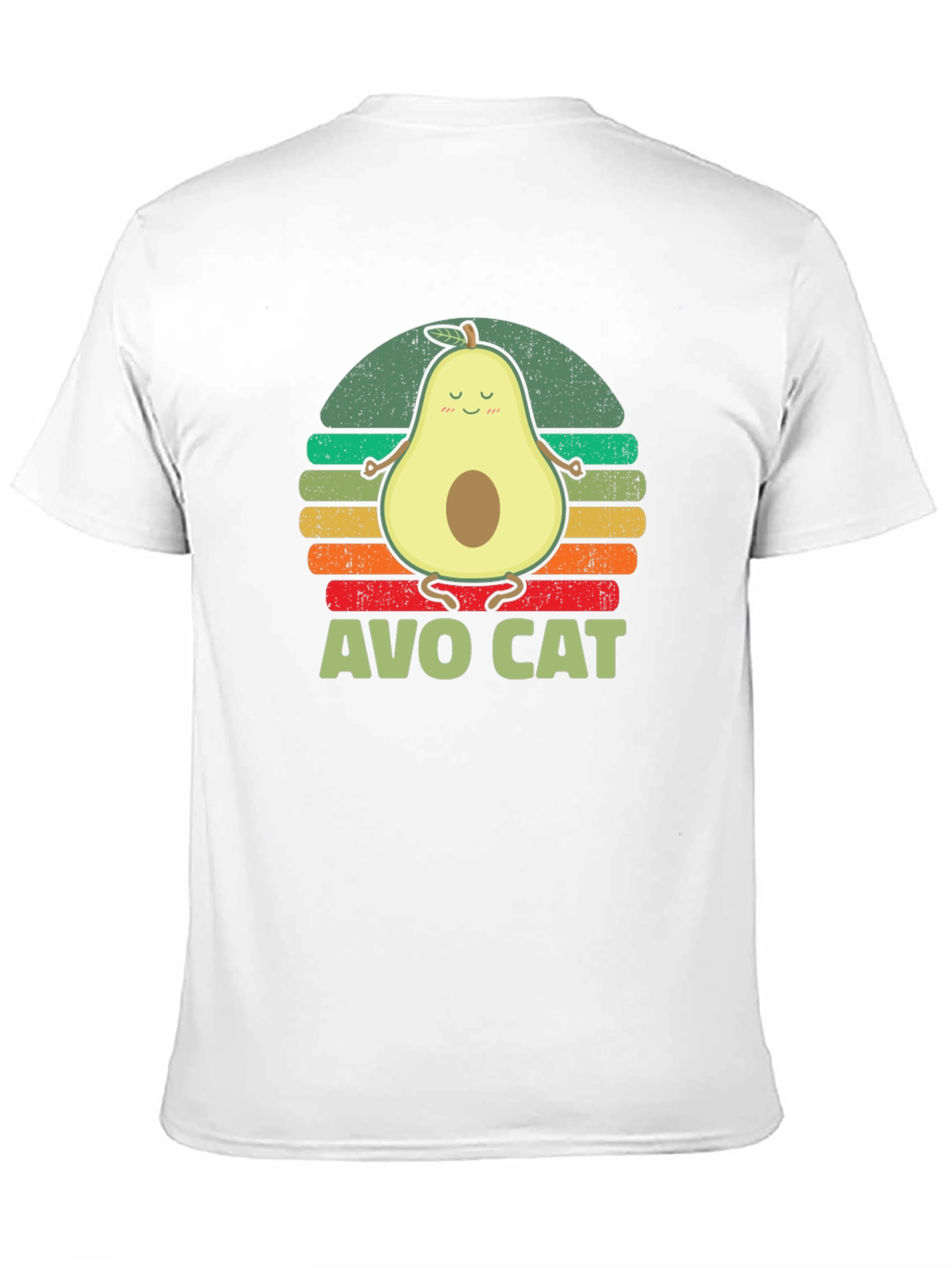 Avo Cat T-Shirt - Avocado Yoga Funny Tee