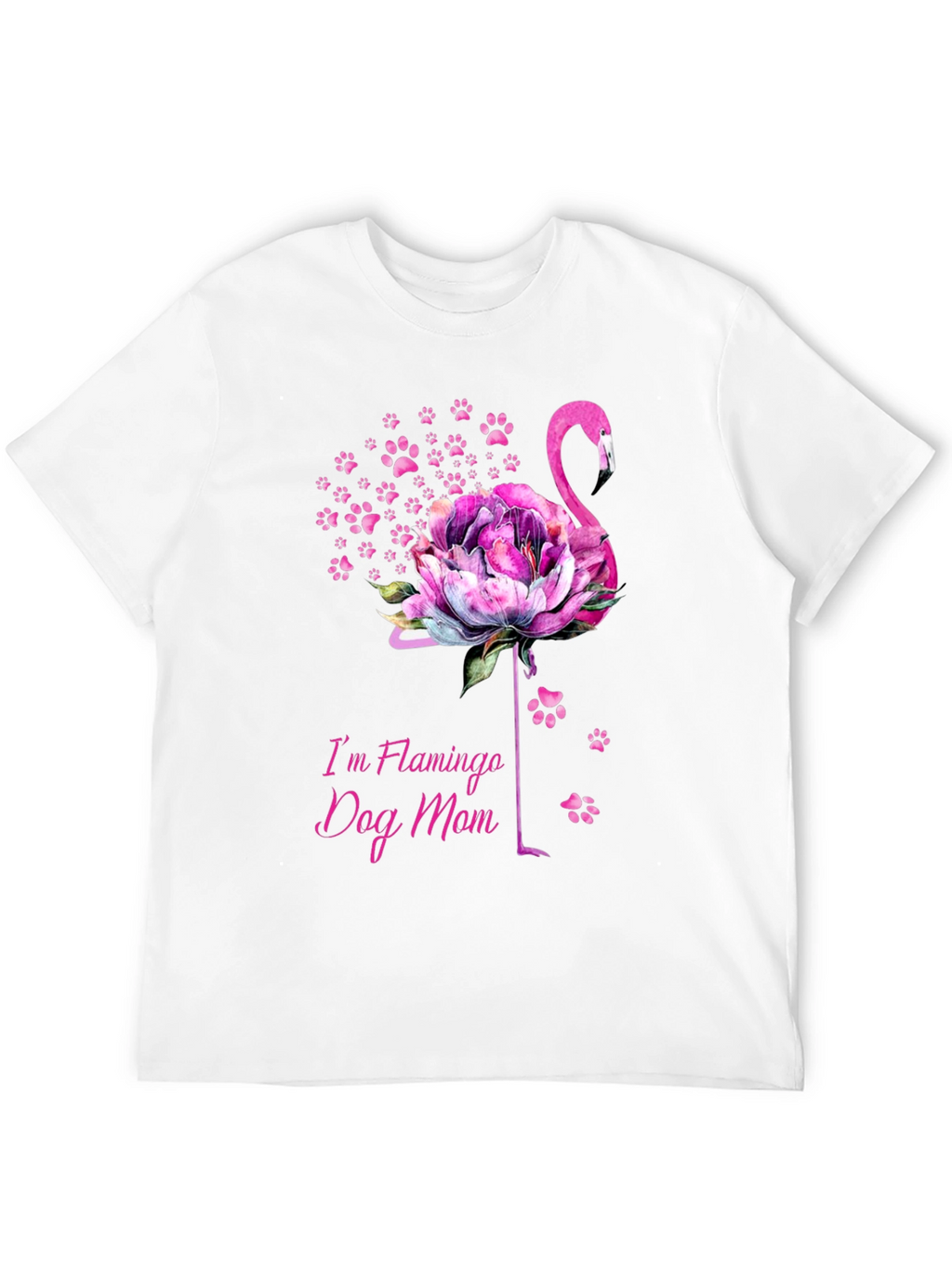 Im Flamingo Dog Mom Graphic Tee