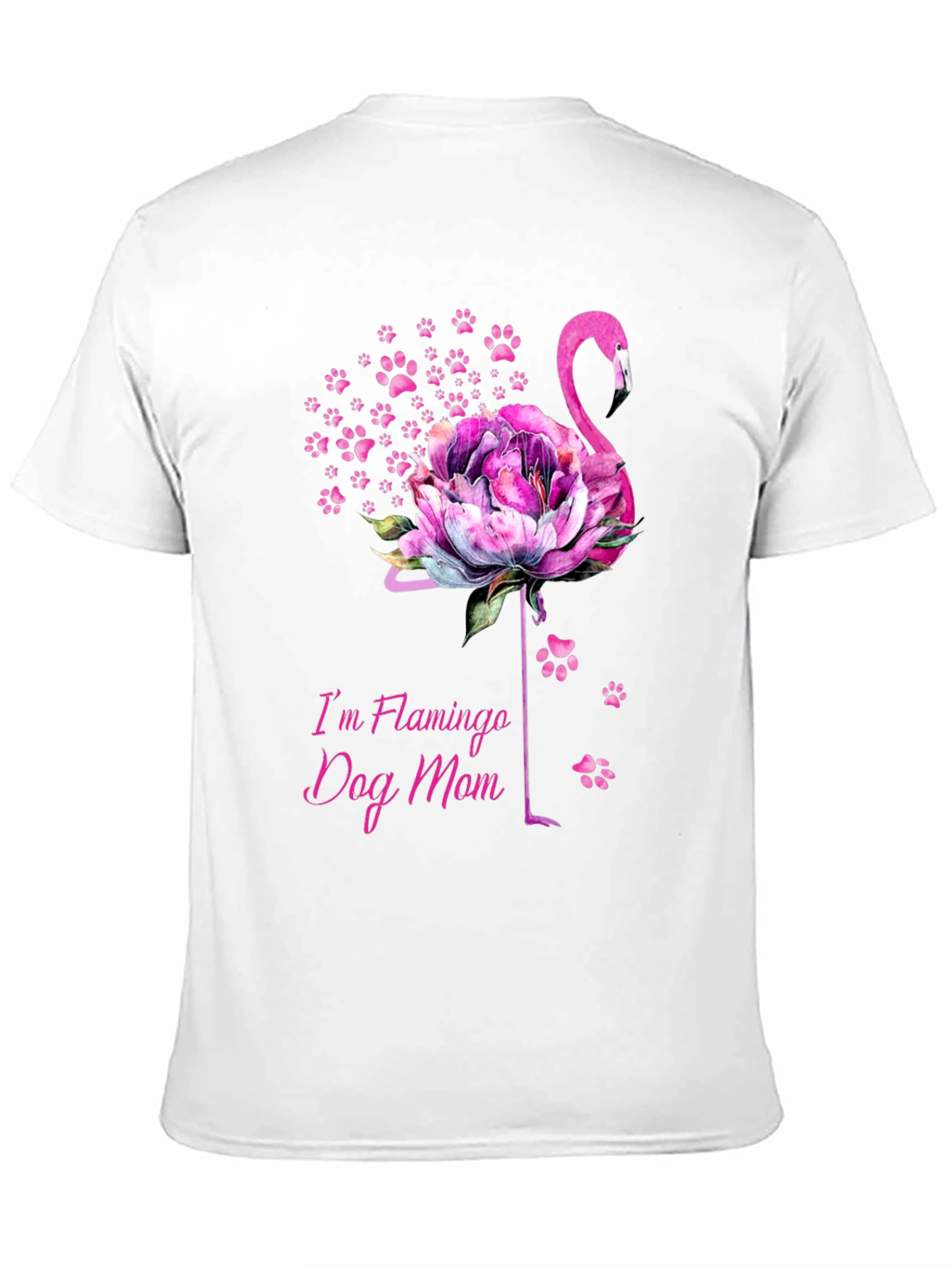 Im Flamingo Dog Mom Graphic Tee