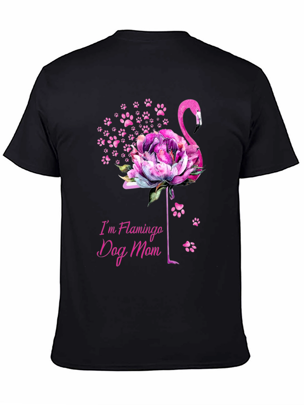 Im Flamingo Dog Mom Graphic Tee