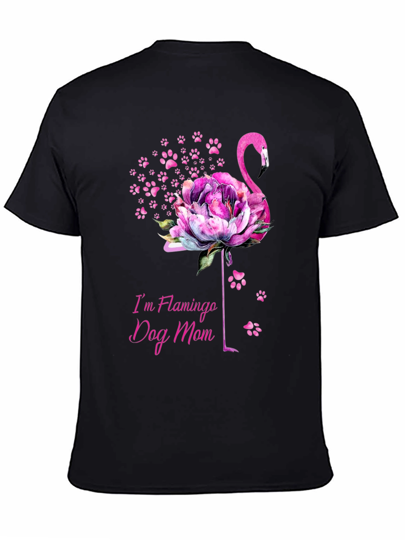 Im Flamingo Dog Mom Graphic Tee