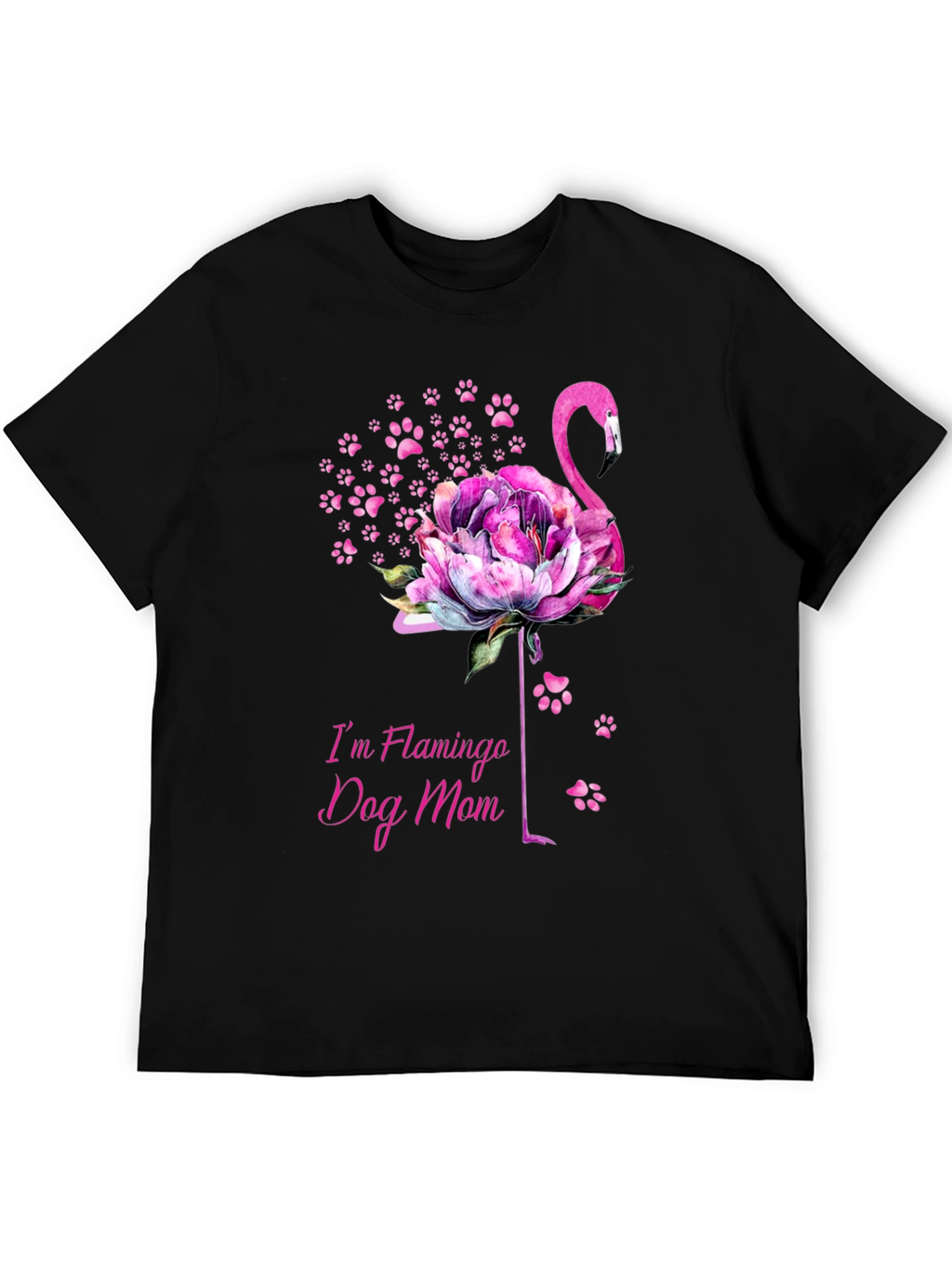 Im Flamingo Dog Mom Graphic Tee