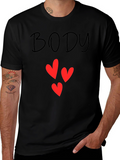 Body Love T-Shirt - Black Graphic Tee