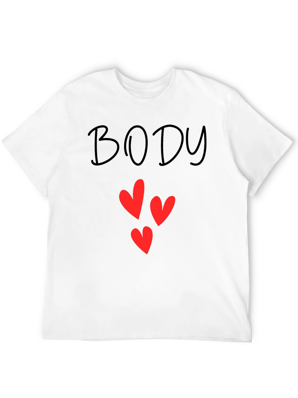 Body Love T-Shirt - Black Graphic Tee