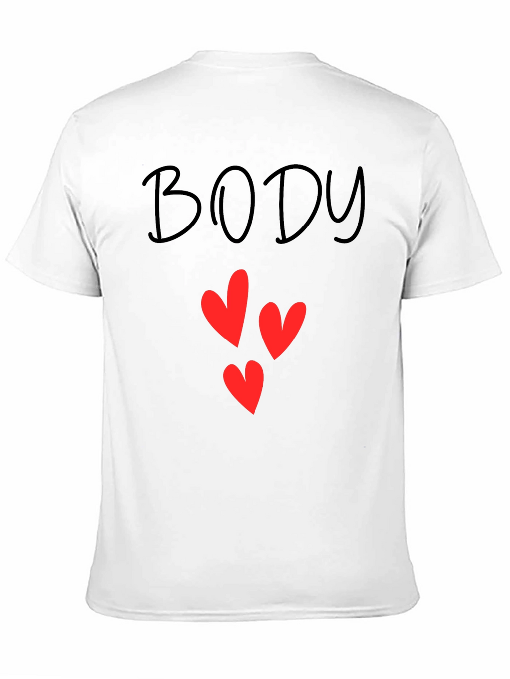 Body Love T-Shirt - Black Graphic Tee