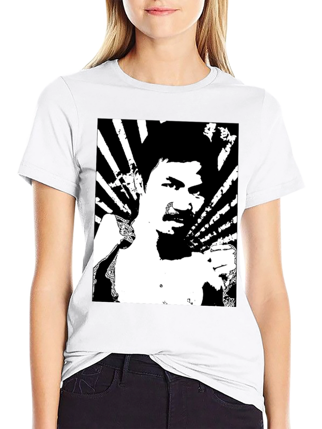 Black Pacquiao Graphic Tee