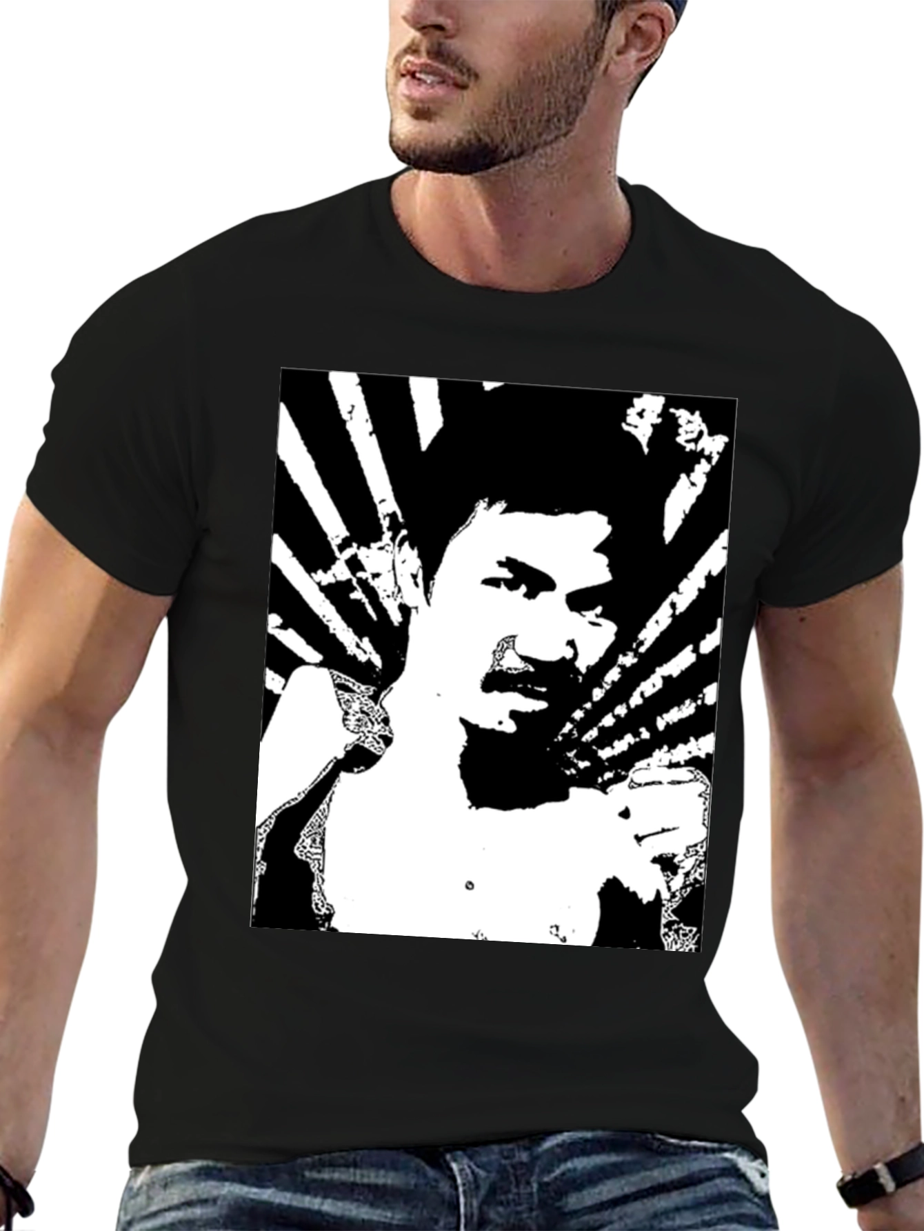 Black Pacquiao Graphic Tee