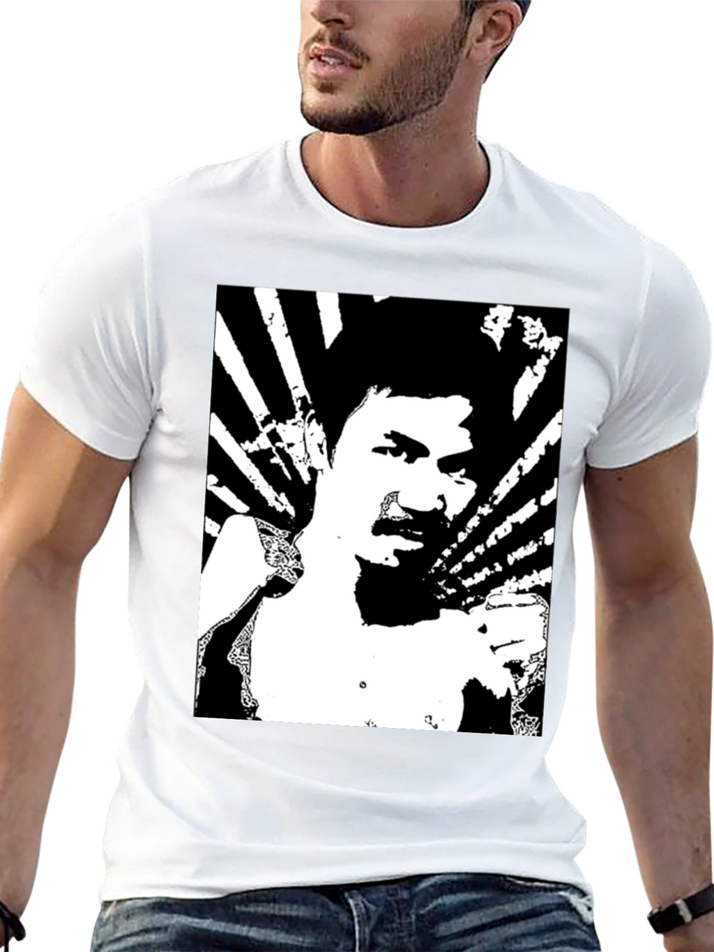Black Pacquiao Graphic Tee